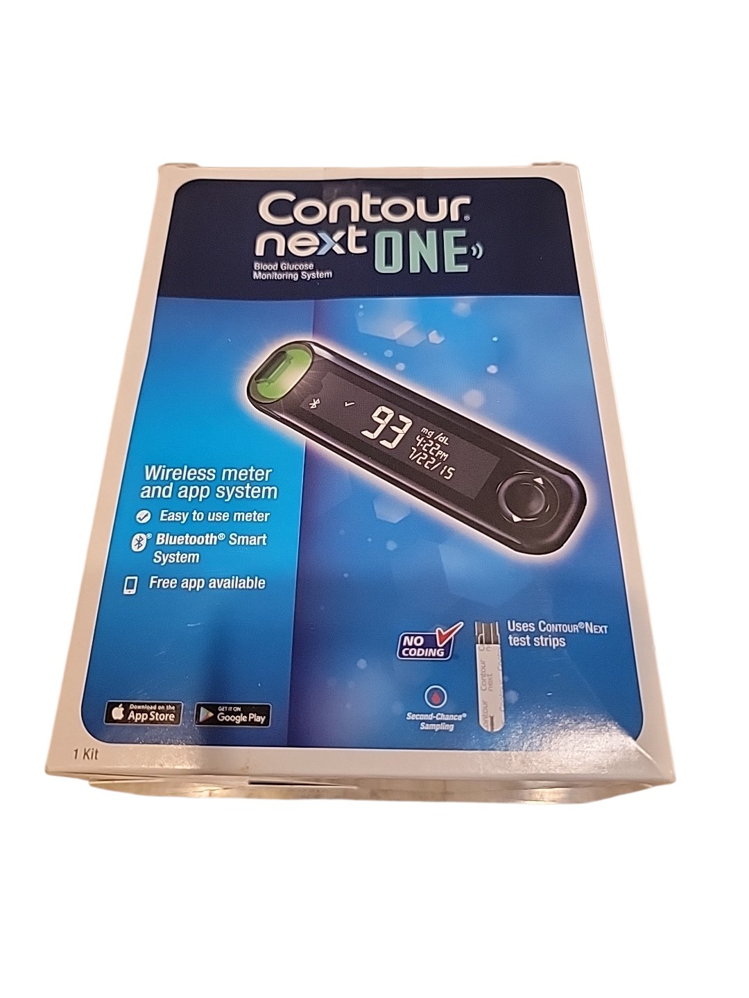 Contour Next One Blood Sugar Diabetic Glucose Monitoring System. Expired 2022