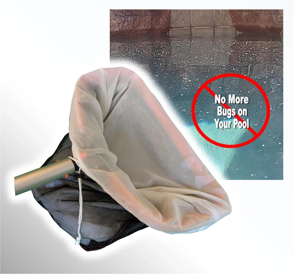 Ultra Fine Mesh Pool Skimmer Insert Collects Sand Pollen Tree Dust Tiny Bugs