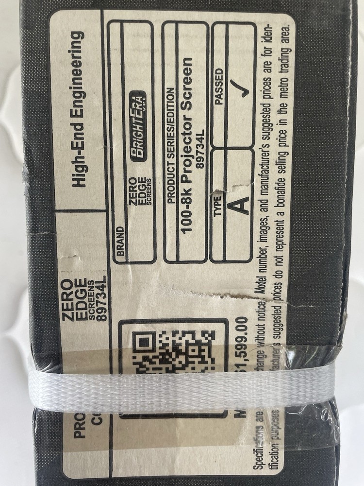 UHDTV Projection Screen 89734L