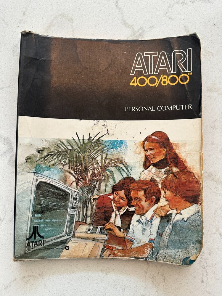 Atari 400/800 Personal Computer BASIC Reference Manual Vintage Computer Book