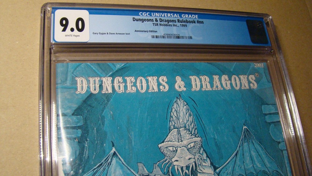 DUNGEONS & DRAGONS BASIC BLUE RULEBOOK NN *CGC 9.0* HIGHEST GRADED COPY SILVER