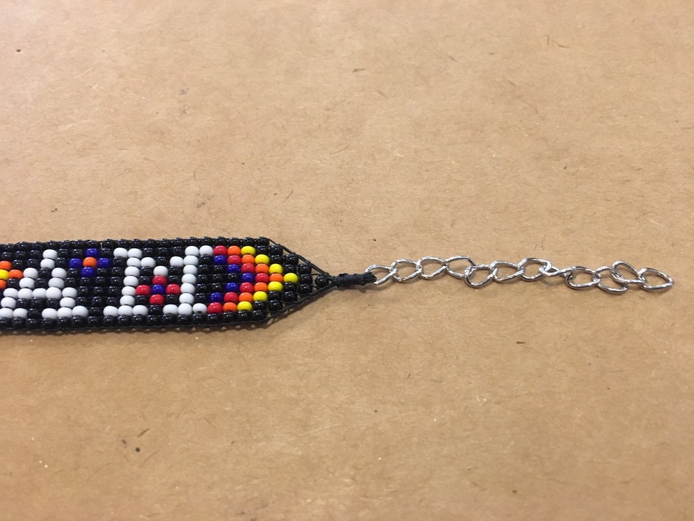 Model #A105, Czech Hand Beaded Bracelet.