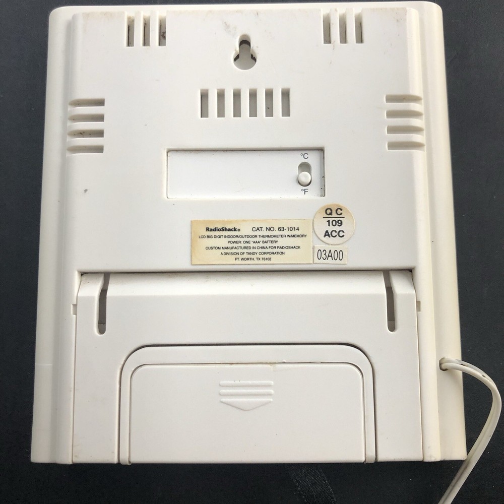 Radio Shack Thermostat 63-1014 Vb7