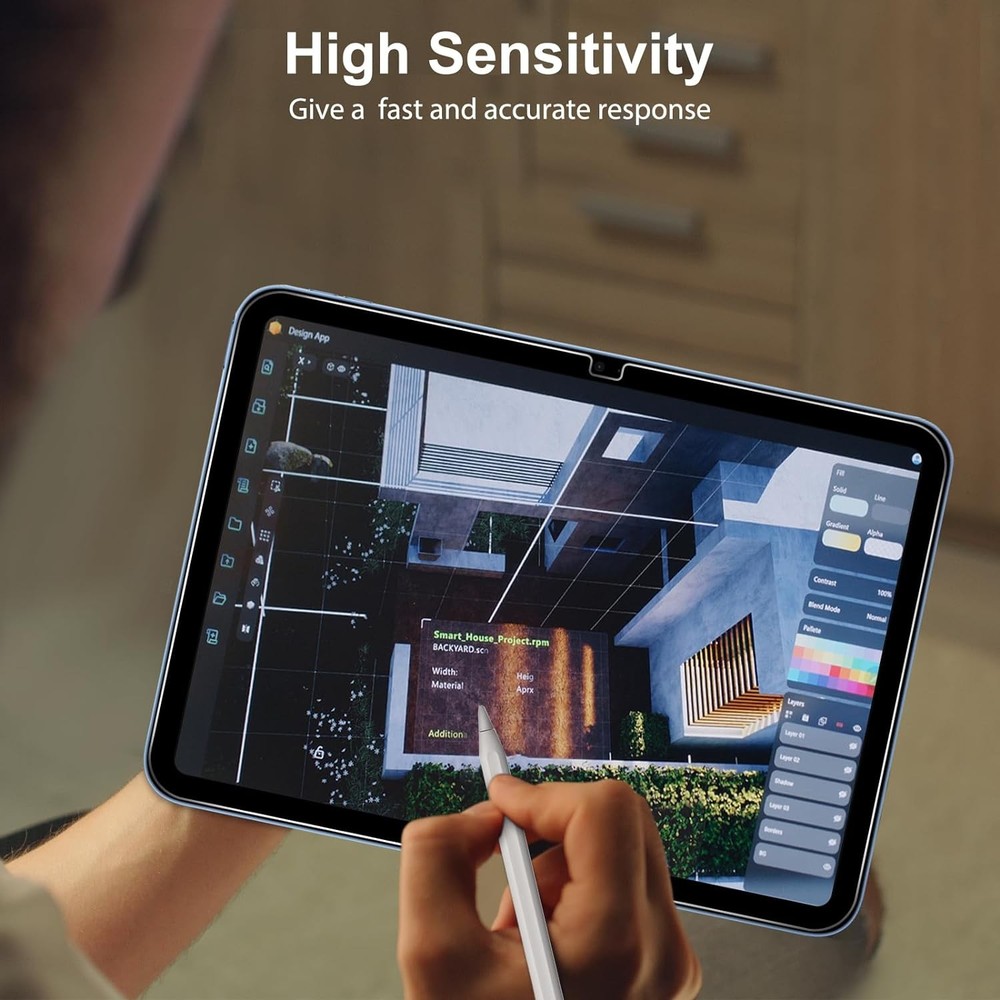 SPARIN Screen Protector for iPad 11th 10th 2 screen protector, transparent