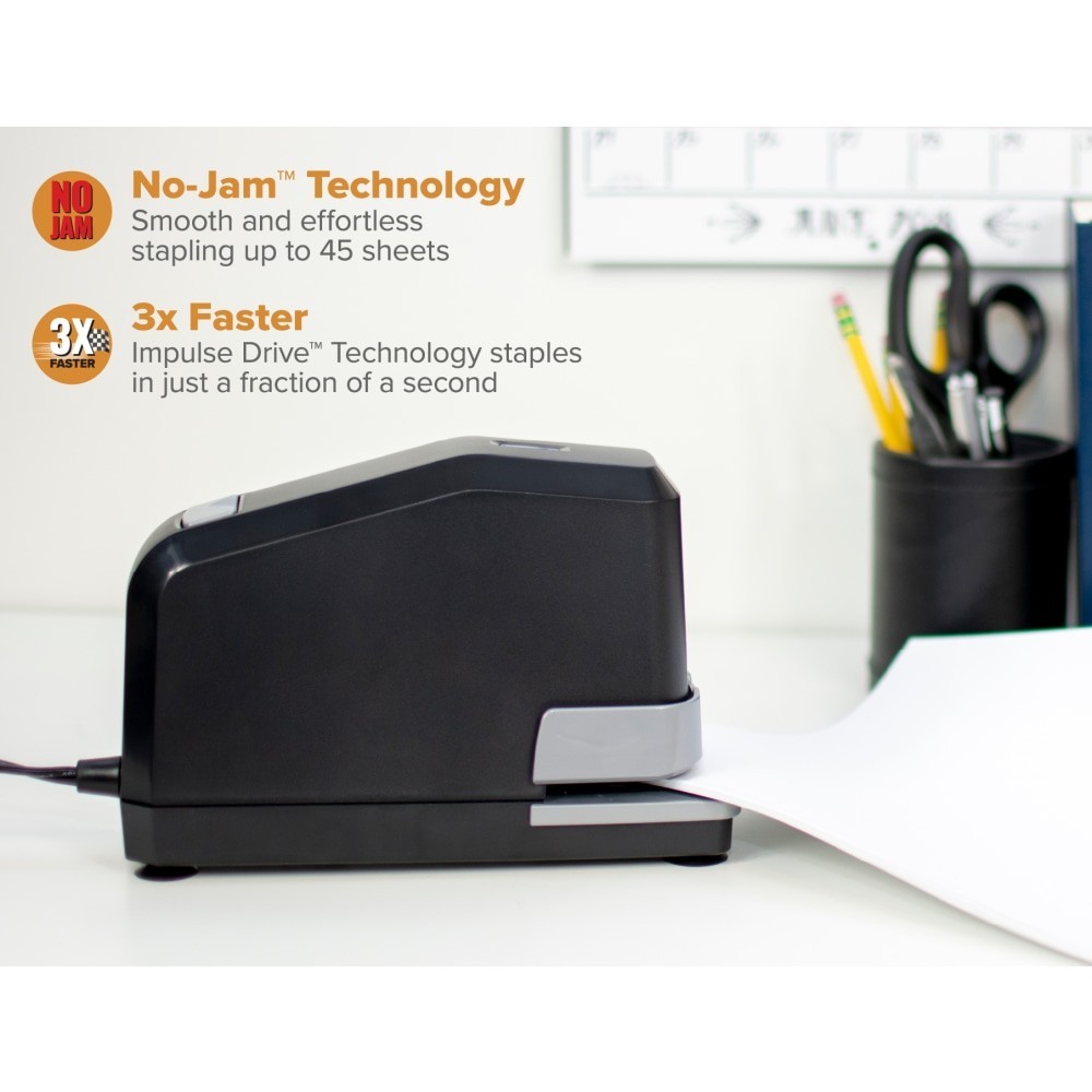 Stanley Bostitch Bostitch B8 Impulse 45 Electric Stapler, Black
