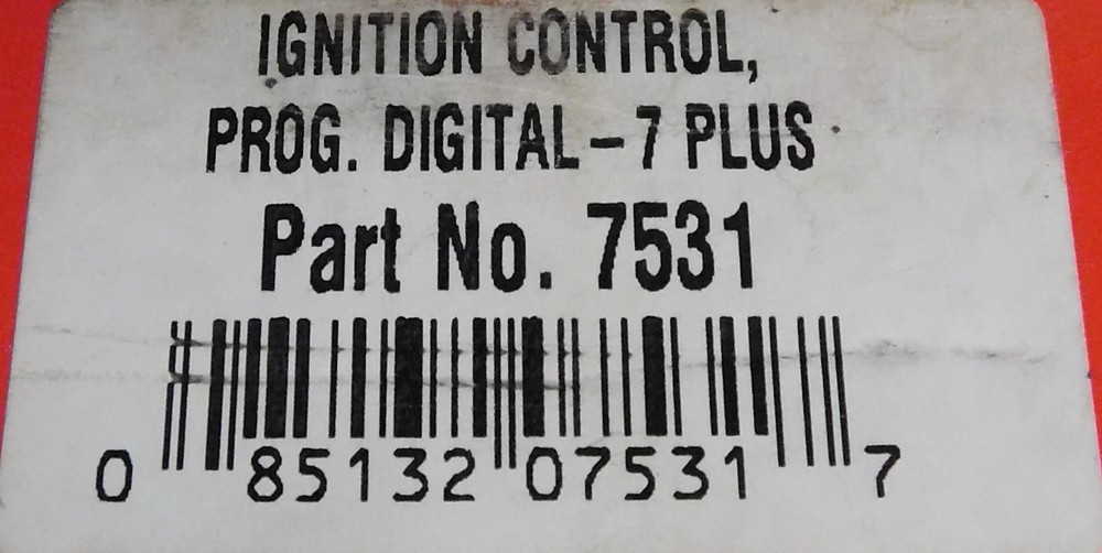 MSD 7531 Digital 7 Plus Digital CD Ignition Box, 2 Step Limiter, 570V,12-18 Volt