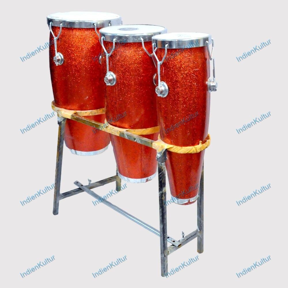 Fibre Congo With Stand Drum Instrument Percussion