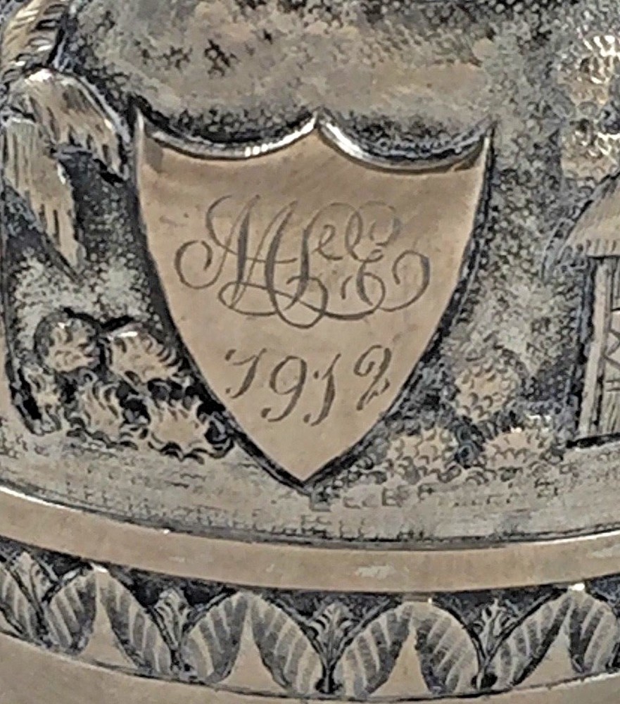 Calcutta Figural Cup-India Sterling Silver - 3 1/2