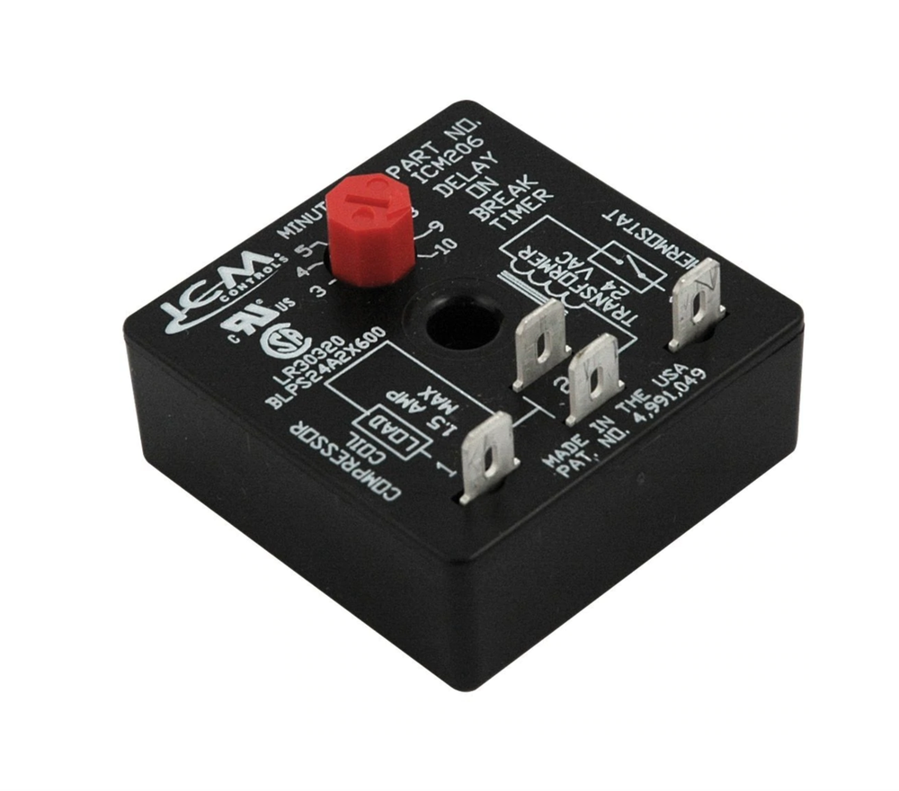 ICM206 ICM Delay on Break Timer Adjustable Time LR30320 Time-delay relay ICM 206