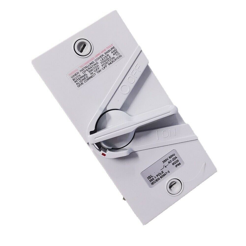 ISOLATING SWITCH 35A  IP66  1POLE 250V , 3POLE 35A 440V