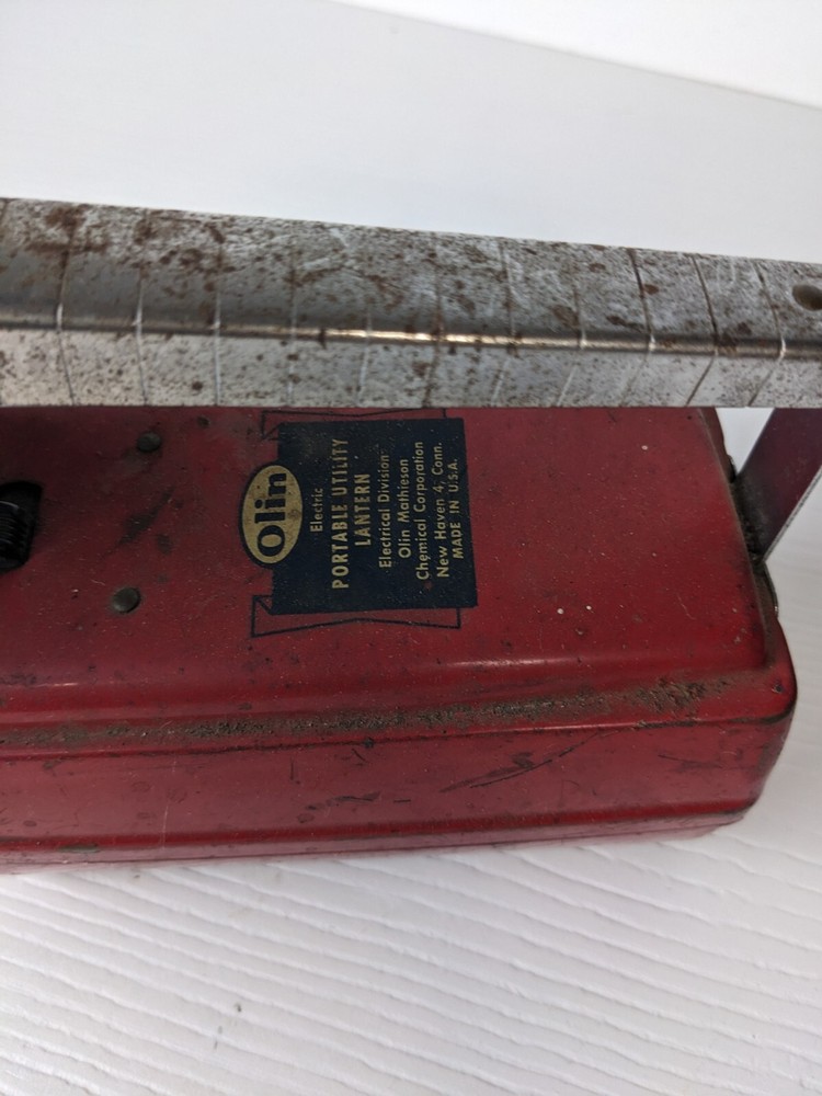 Vintage Lantern Railroad or Mining Light Olin Sealed Beam Untested