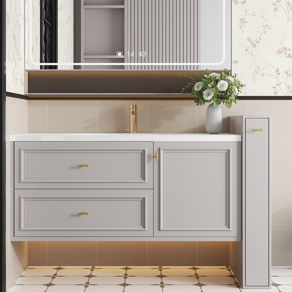 10 Pack Gold Cabinet Knobs Brushed Brass Drawer Knobs Gold Dresser Hardware - LS