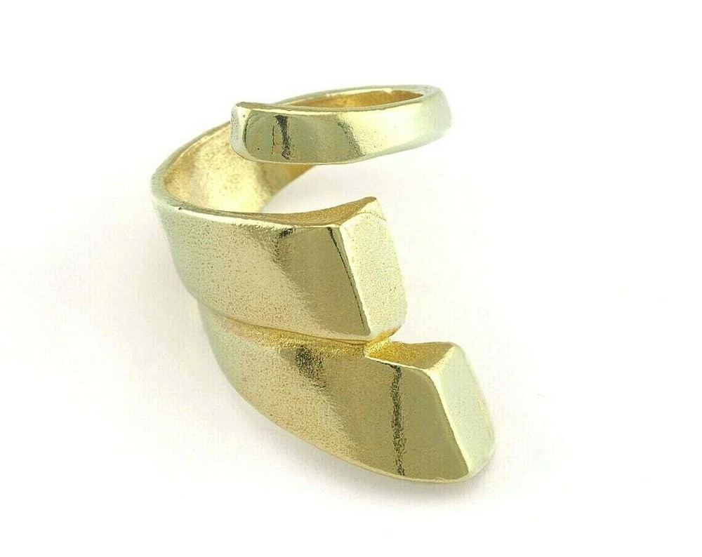 Adjustable Ring Raw brass (17mm 7US inner size - Adjustable ) Oz3200