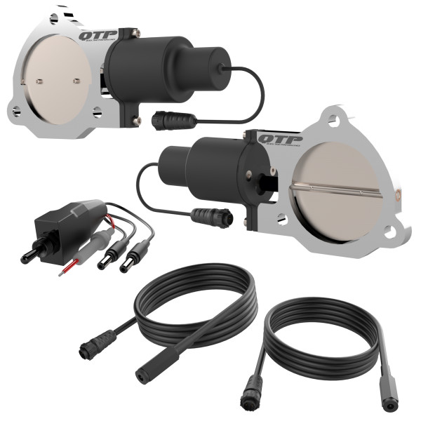 QTP Dual Low Profile Oval Electric Cutouts Dual Toggle Switch QTEC70