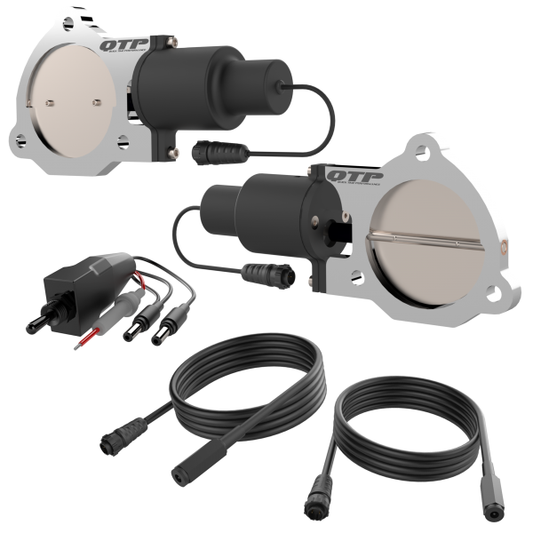 QTP Dual Low Profile Oval Electric Cutouts Dual Toggle Switch QTEC70