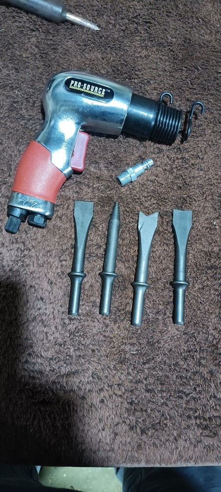 Pneumatic Hammer with 4 Tips Chisel Bit