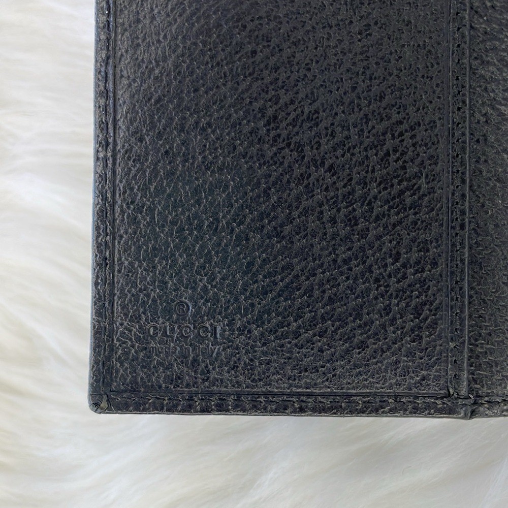 Gucci Black Monogram Agenda