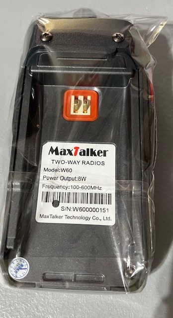 2-Pack MaxTalker TK-W60 Handheld Ham Radios Long Range Waterproof, Rechargeable