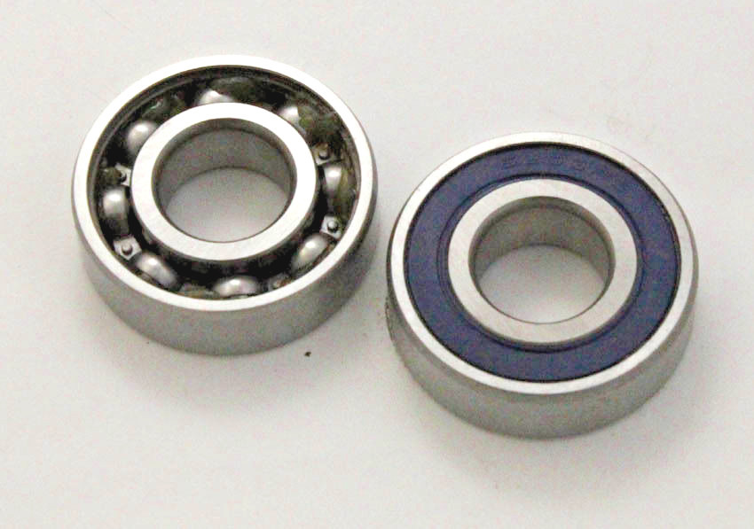 Two 6203-2RS (One Side Sealed ball) Bearing Set