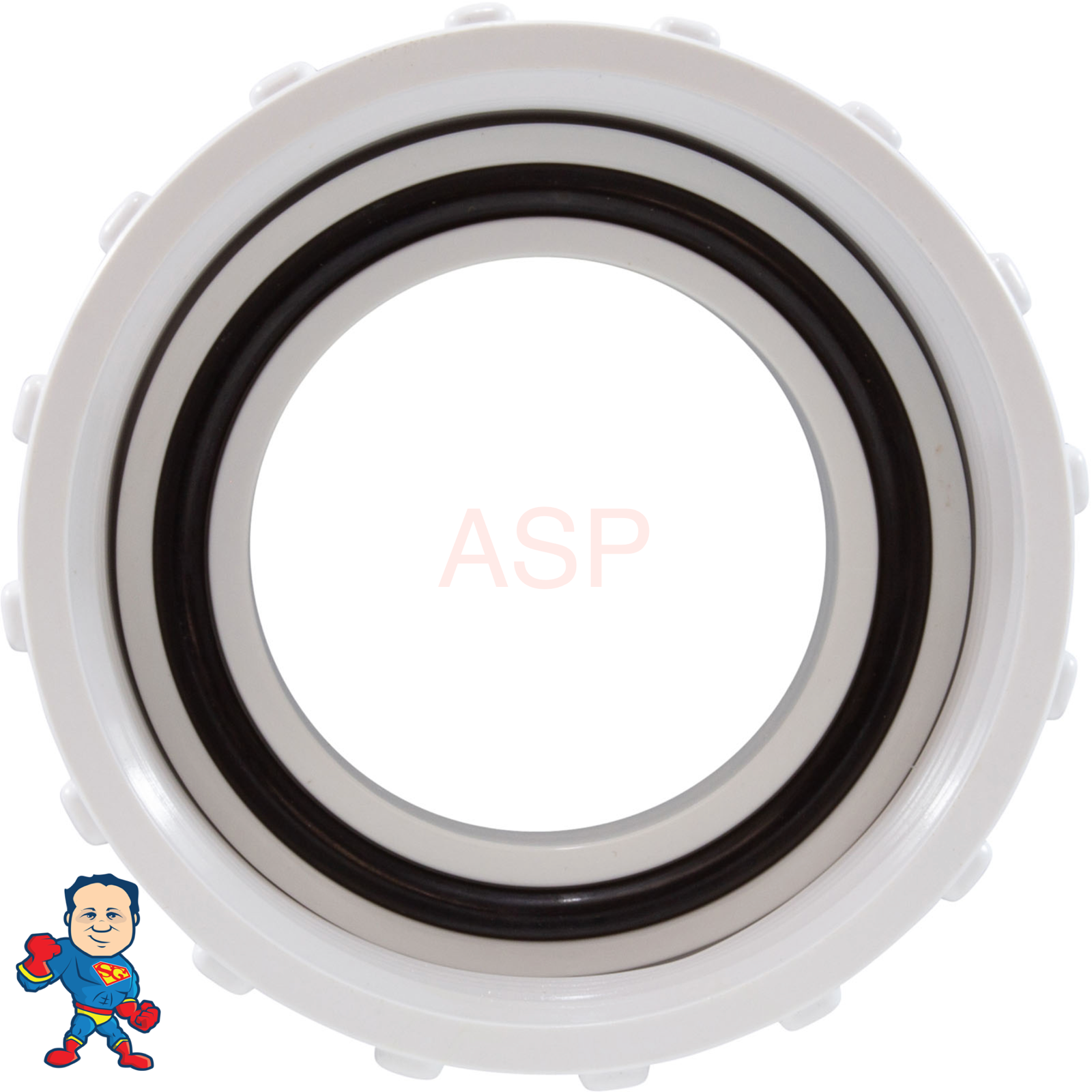 (1) Hot Tub Spa 1 1/2" Slip X 1 1/2" Pump Union with Gasket Video How To