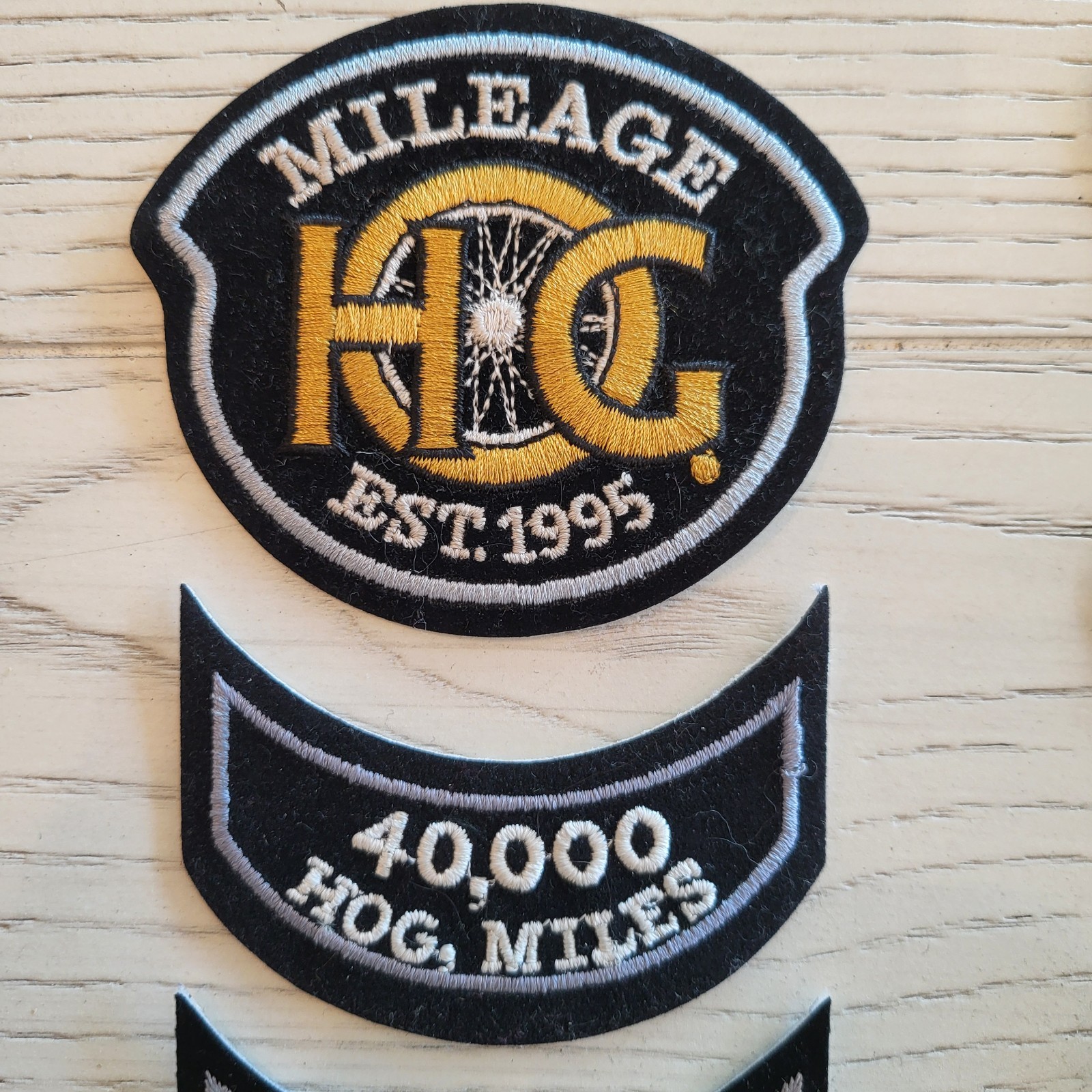 Harley Davidson Hog Owners Group Patches