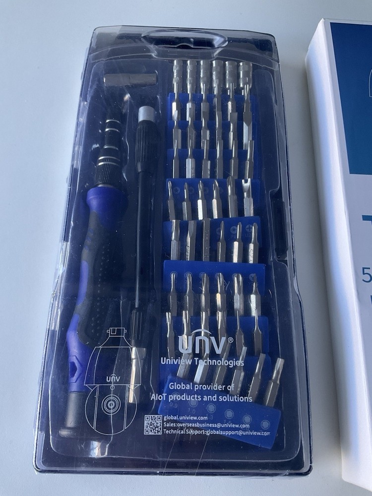 Mini 58-Piece Electronics Precision Repair Tool Set - Blue