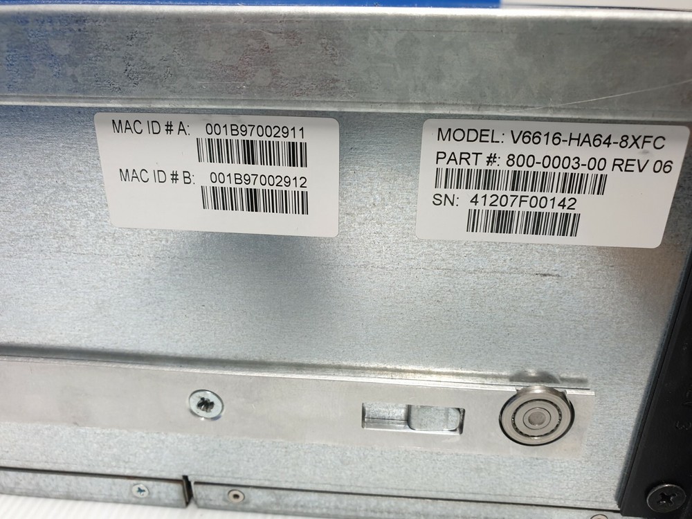 Violin Memory V6616-HA64-8XFC SLC Flash Memory Storage Array 800-0003-00 Rev 06