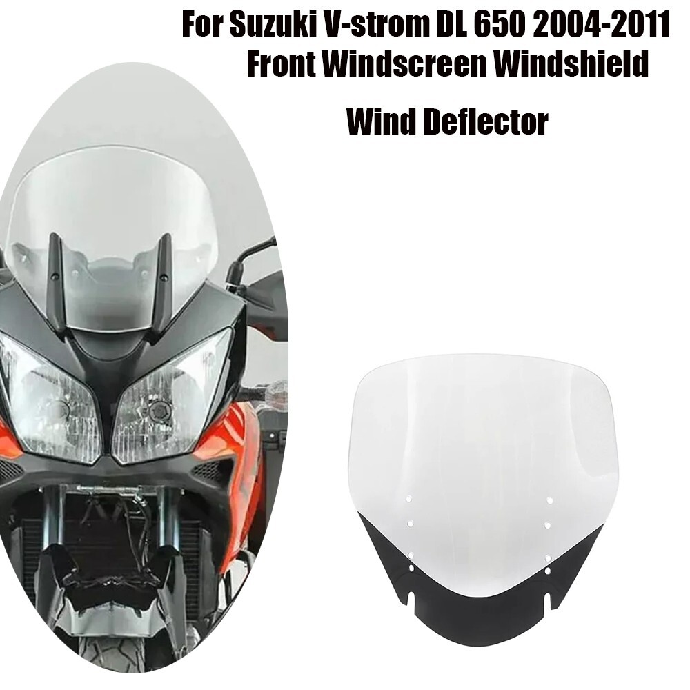 2004-2011 Front Windscreen Windshield Wind Deflector For Suzuki V-strom DL 650