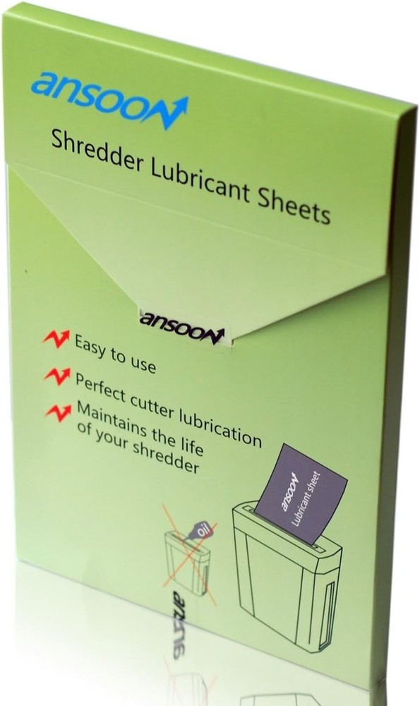 Jam Proof 24 Pack Paper Shredder Oil Sheets - For Lasting Sharpness & Efficiency
