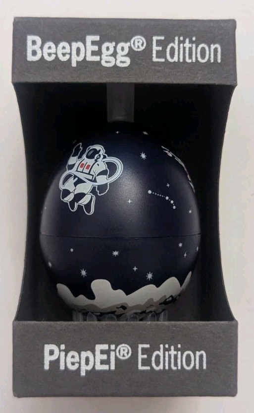 Brainstream Space BeepEgg Edition Singing Floating Egg Timer, New, PiepEi