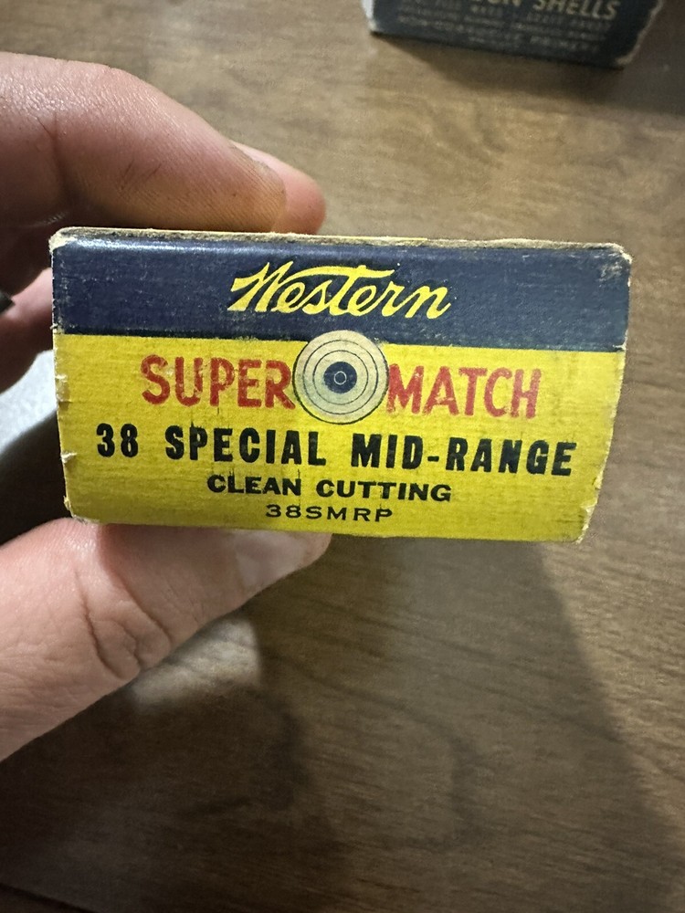 Western Super Match 38 Special Mid-Range Empty Box 148 Grain Clean Cutting