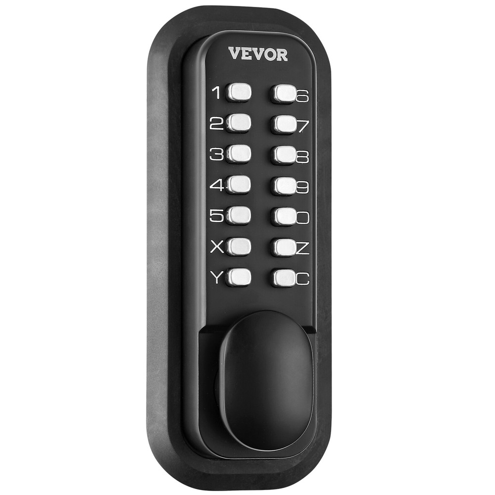 VEVOR Mechanical Keyless Entry Door Lock 14 Digit Keypad Surface-mounted Latch