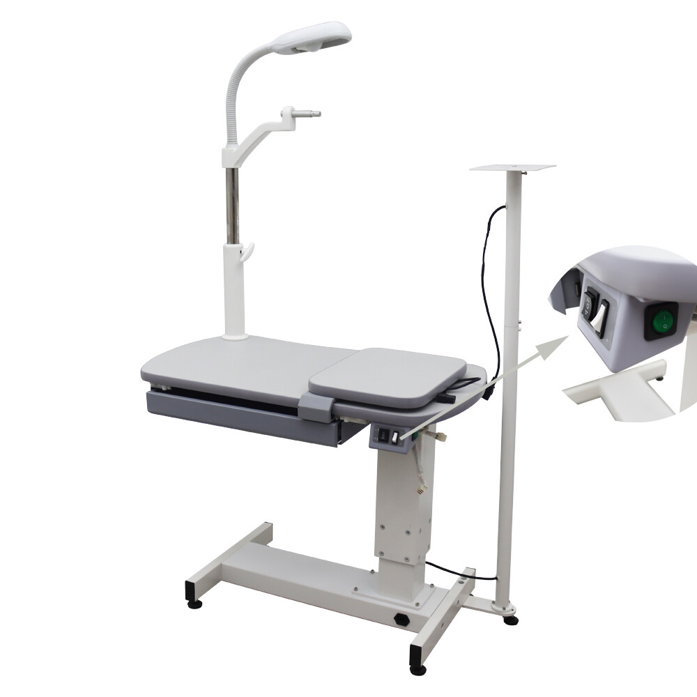 Automatic Optometry Ophthalmic Eyeglass Combined Test Table Upright Pole 110V
