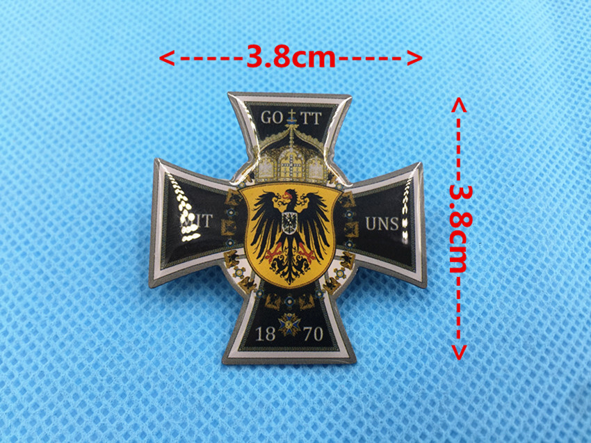 German Federal Eagle Cross Pin