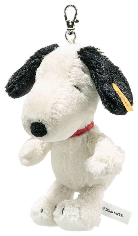 Steiff Snoopy Keyring - licensed soft toy dog - 024726