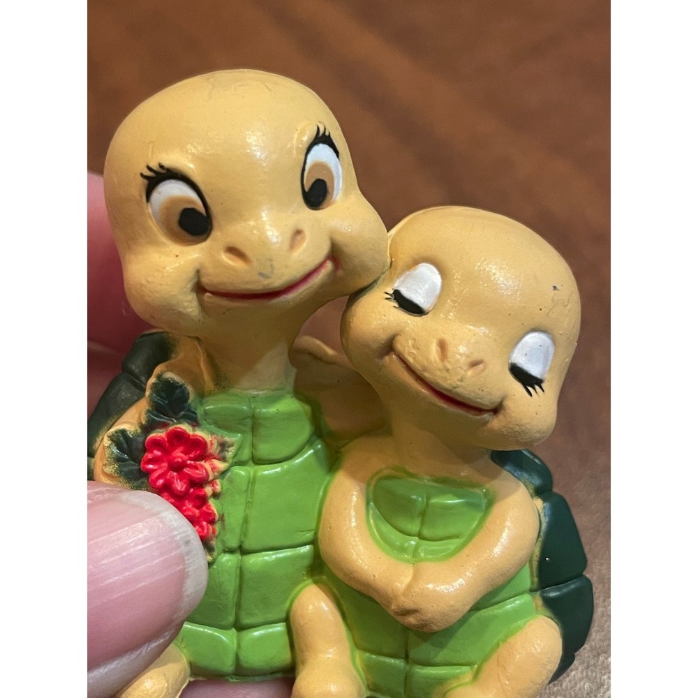 Vintage hard plastic mini turtles - Hallmark