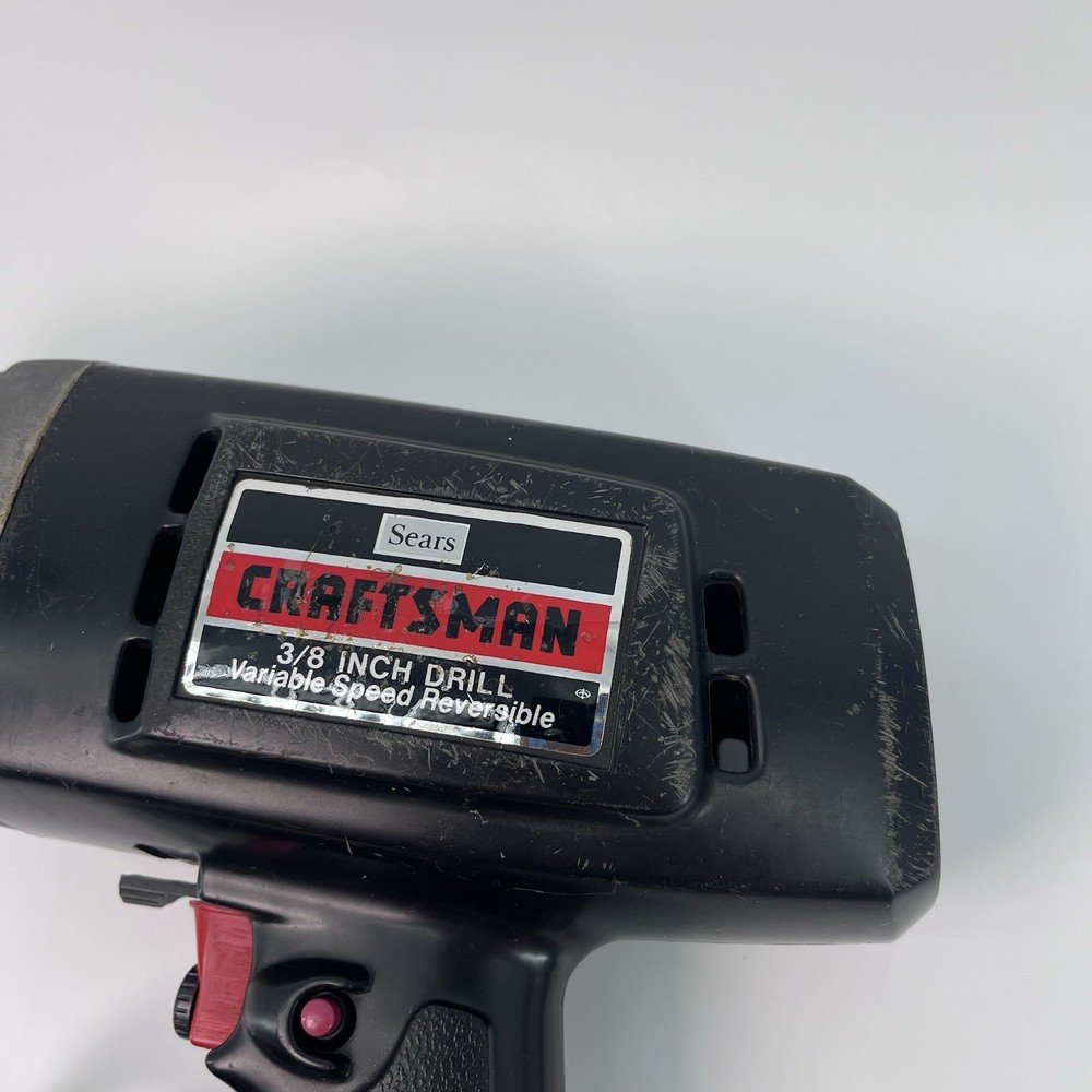 Sears Craftsman 3/8" Variable Speed Reversable Drill #315.10411 Tested & Working