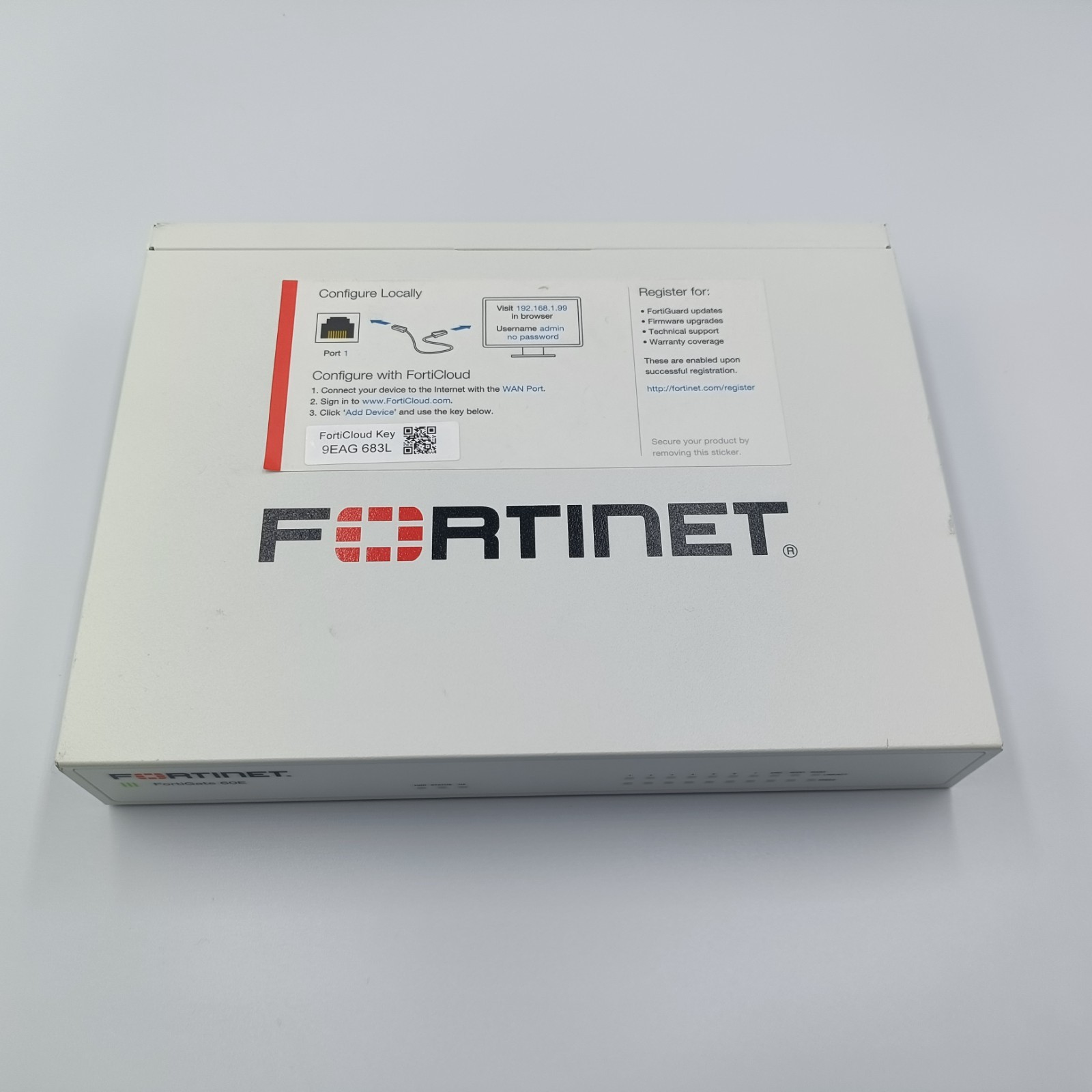 Fortinet FortiGate 60E FG-60E Network Security Firewall Appliance Tested Working