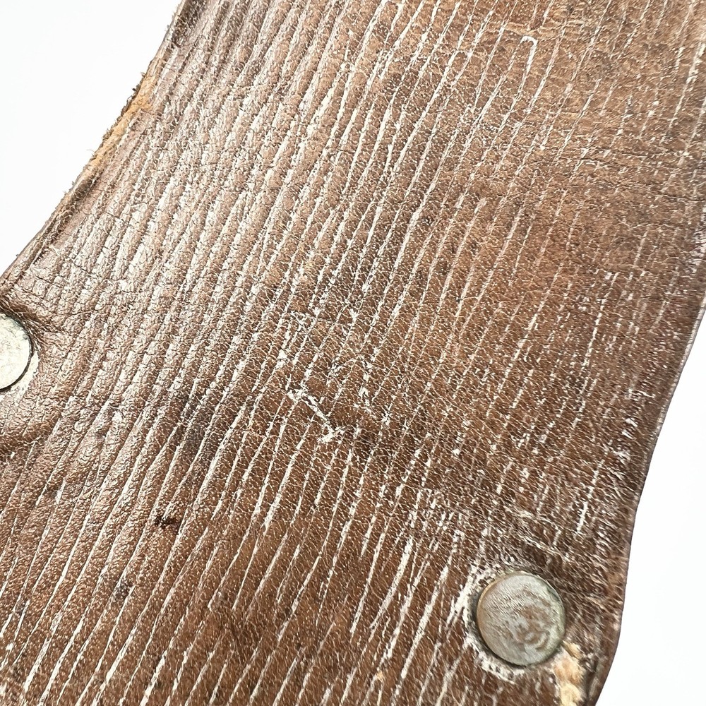 Genuine WW1 Pattern 1914 Leather Frog & Tab WD Marked