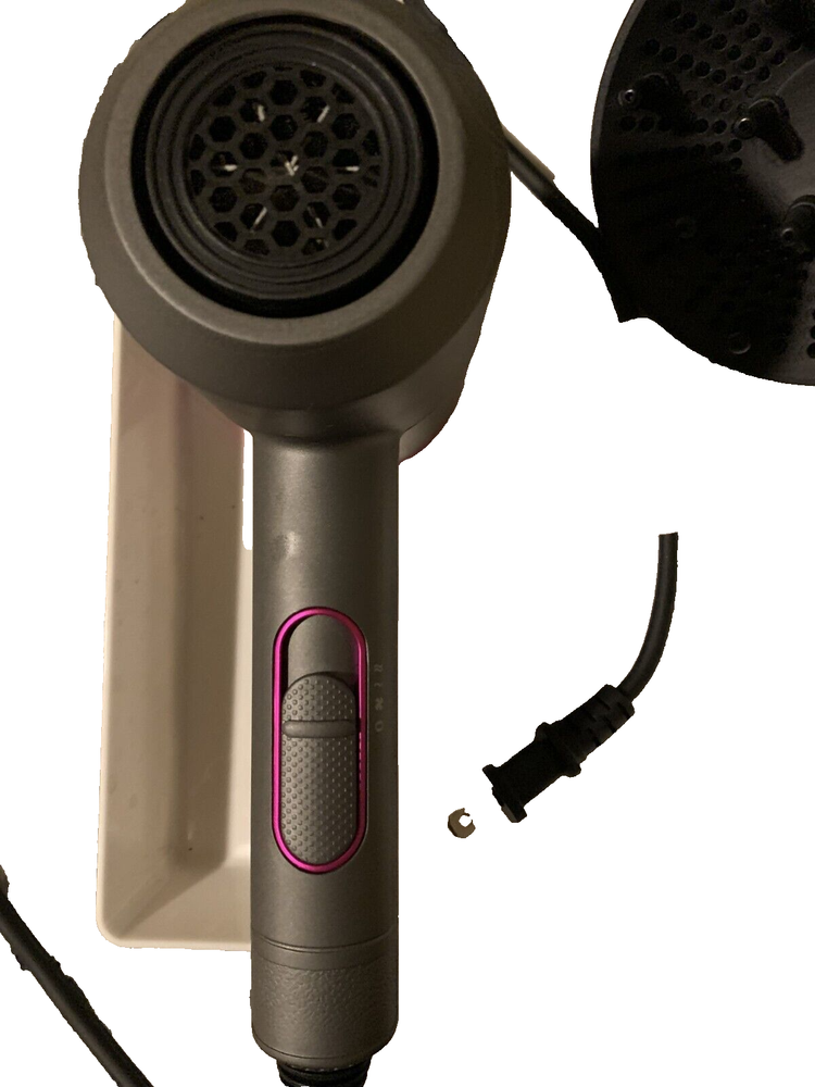 Ionic Hair Dryer with Diffuser & Directional Attachments-2 Speed/3 Heat Setting