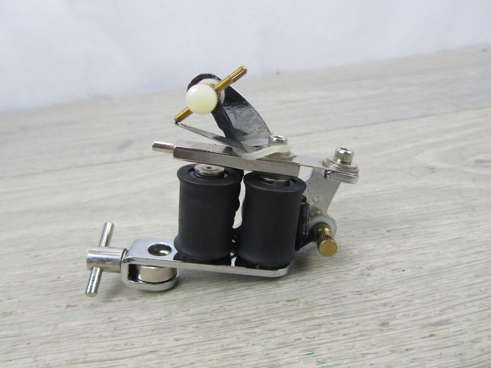 Tattoo Machine Liner Shader Chrome 10 Wrap Coils Tested & Ready Nice ! USA