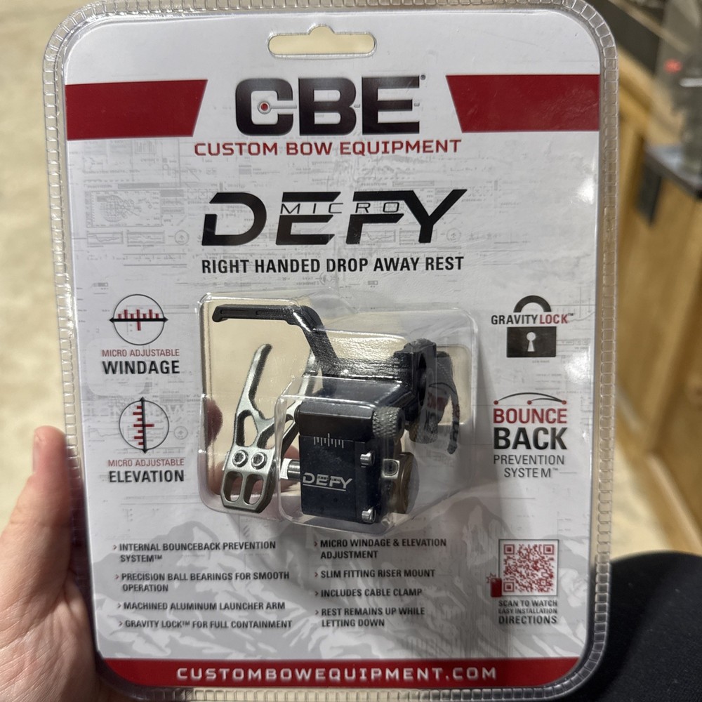 CBE Defy Micro Dropaway Arrow Rest RH
