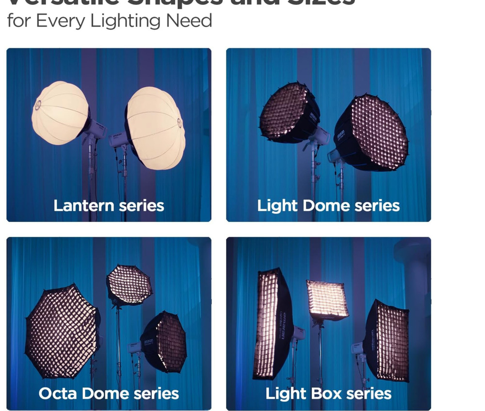 Amaran Lantern 65, 2ft(65cm) Omnidirectional Bowens Mount Soft Light Modifier fo