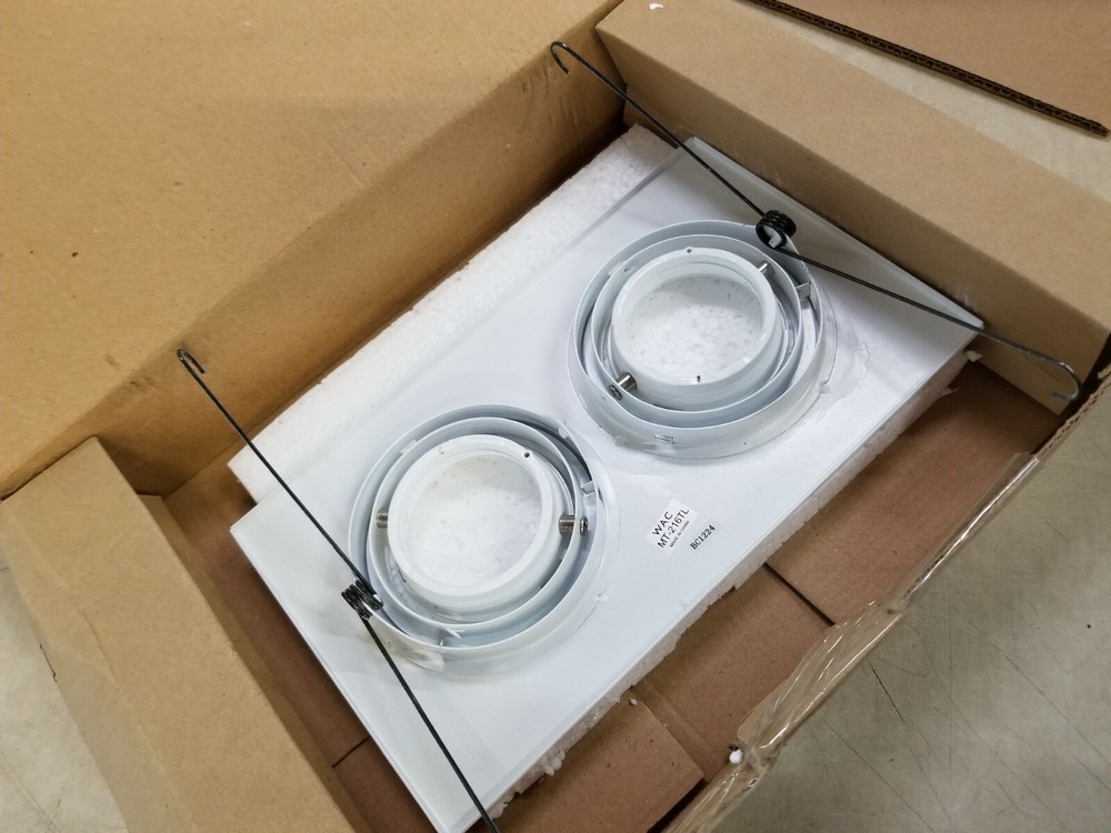 WAC Lighting MT-216TL-WT 10" Adjustable Square Multi Light - White