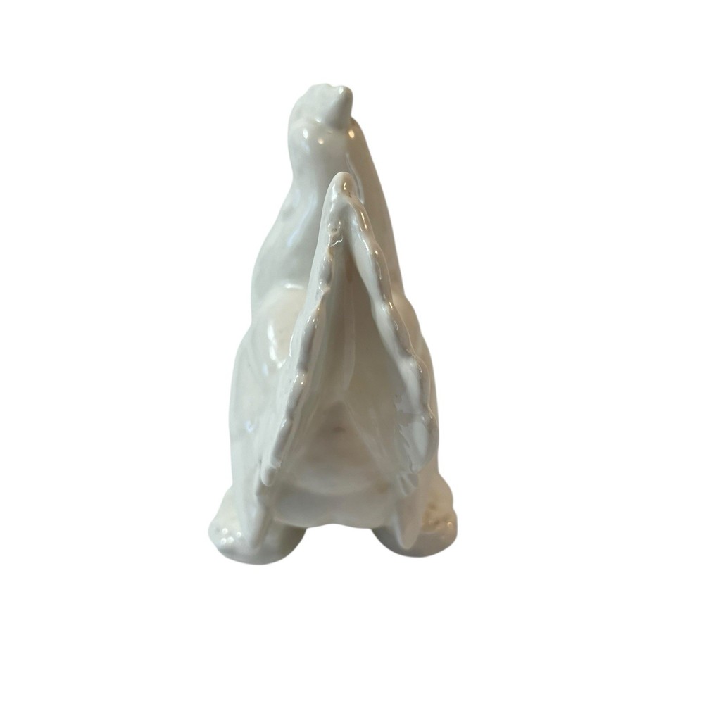 Ceramic White Rooster 7” Unbranded