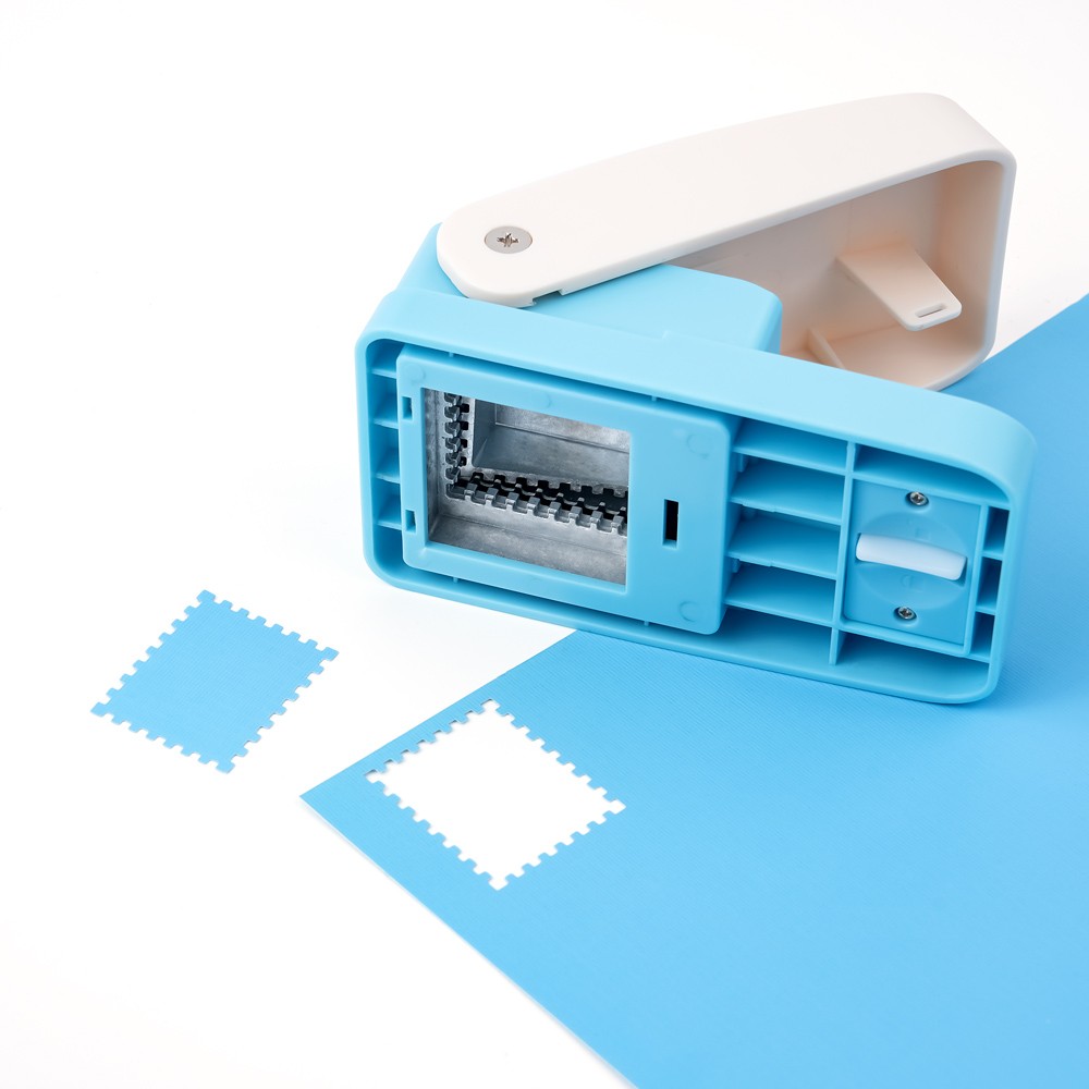 5x2.6inch Rectangular Postage Stamp Punch Craft Punch for Scrapbooking Craft