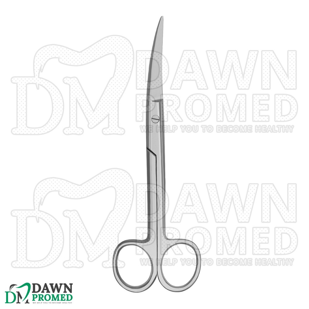 Operating Scissors 4.5" Curved Sharp Sharp Round Pattern Surgical Instruments