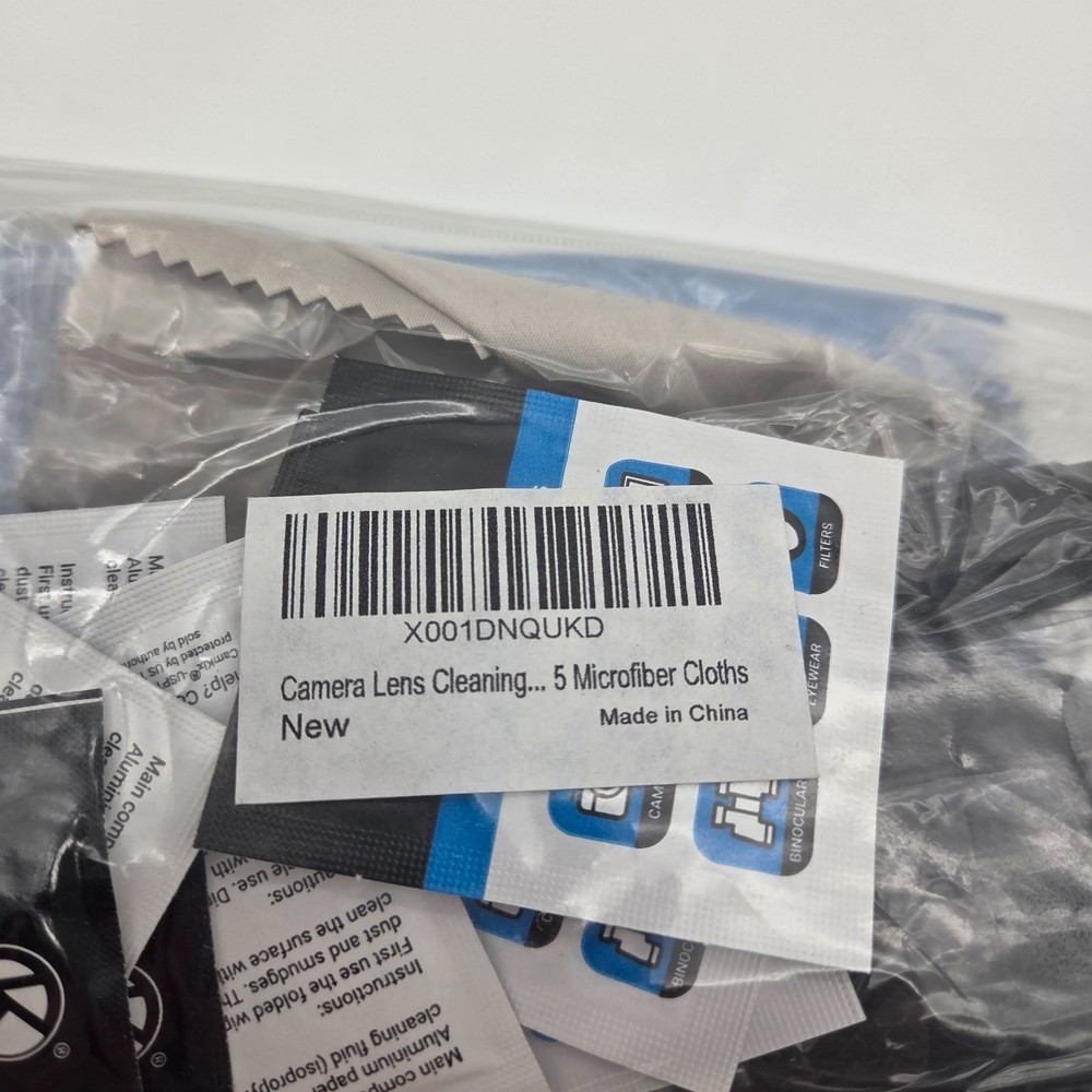 Camkix camera lens cleaning with 2 Microcloths