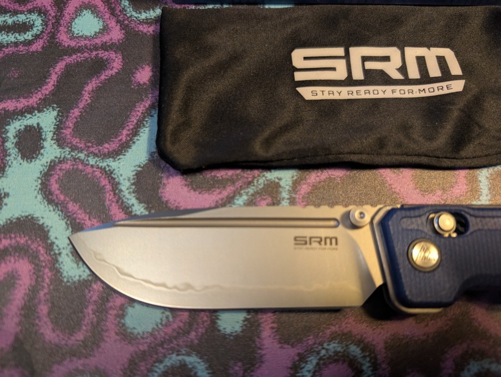 SRM Knives Rubik Ambi Lock Blue SRM7228BME2