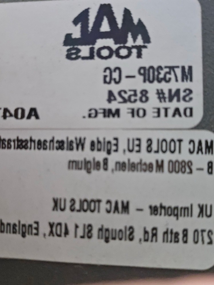 MAC tool box Macsimizer With Power And Locking Drawers